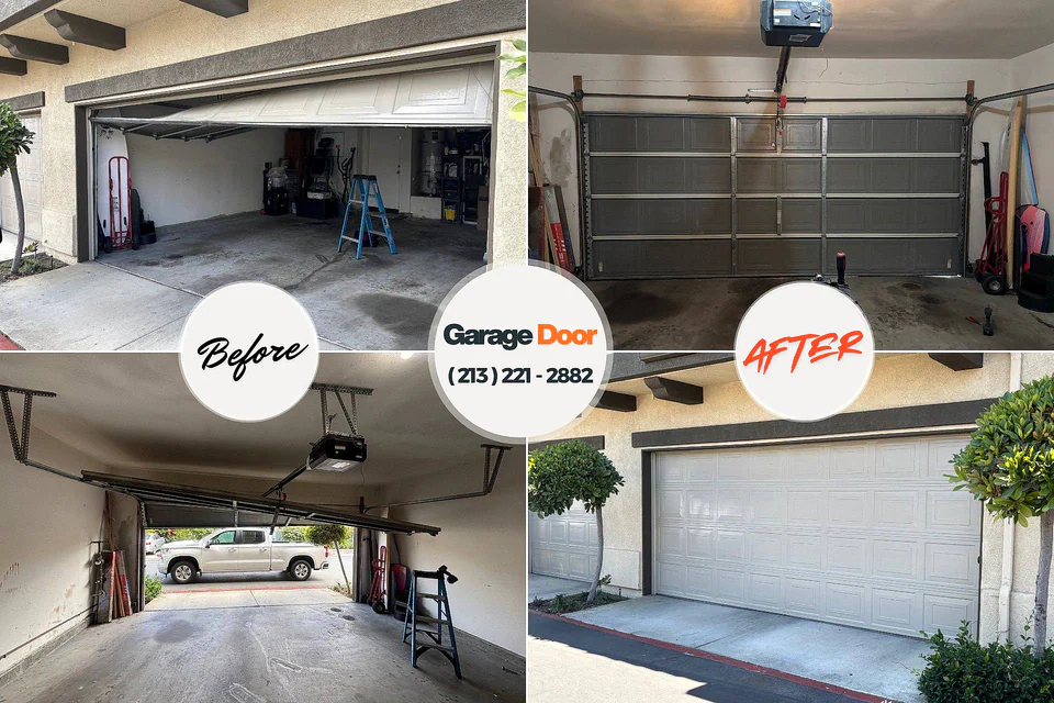 Before and after: garage door repair near me Little River-Academy